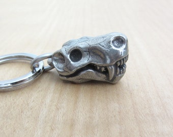 Gorgonopsid Skull Keychain