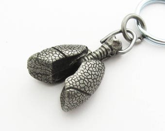 Human Lungs Keychain - Pulmonary Anatomy, Medical, Pulmonology, Pneumology, Respiratory Medicine, Anatomical Gift