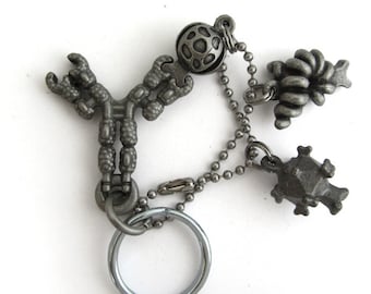 Antibody Keychain with infectious agents and allergens - Immunology Gift
