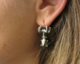 Bacteriophage Earrings - Virus Earrings, Microbiology, Cell Biology, Virus Jewelry, Phage, Biology Jewelry