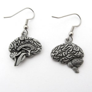 Human Brain Earrings - Neurology Jewelry