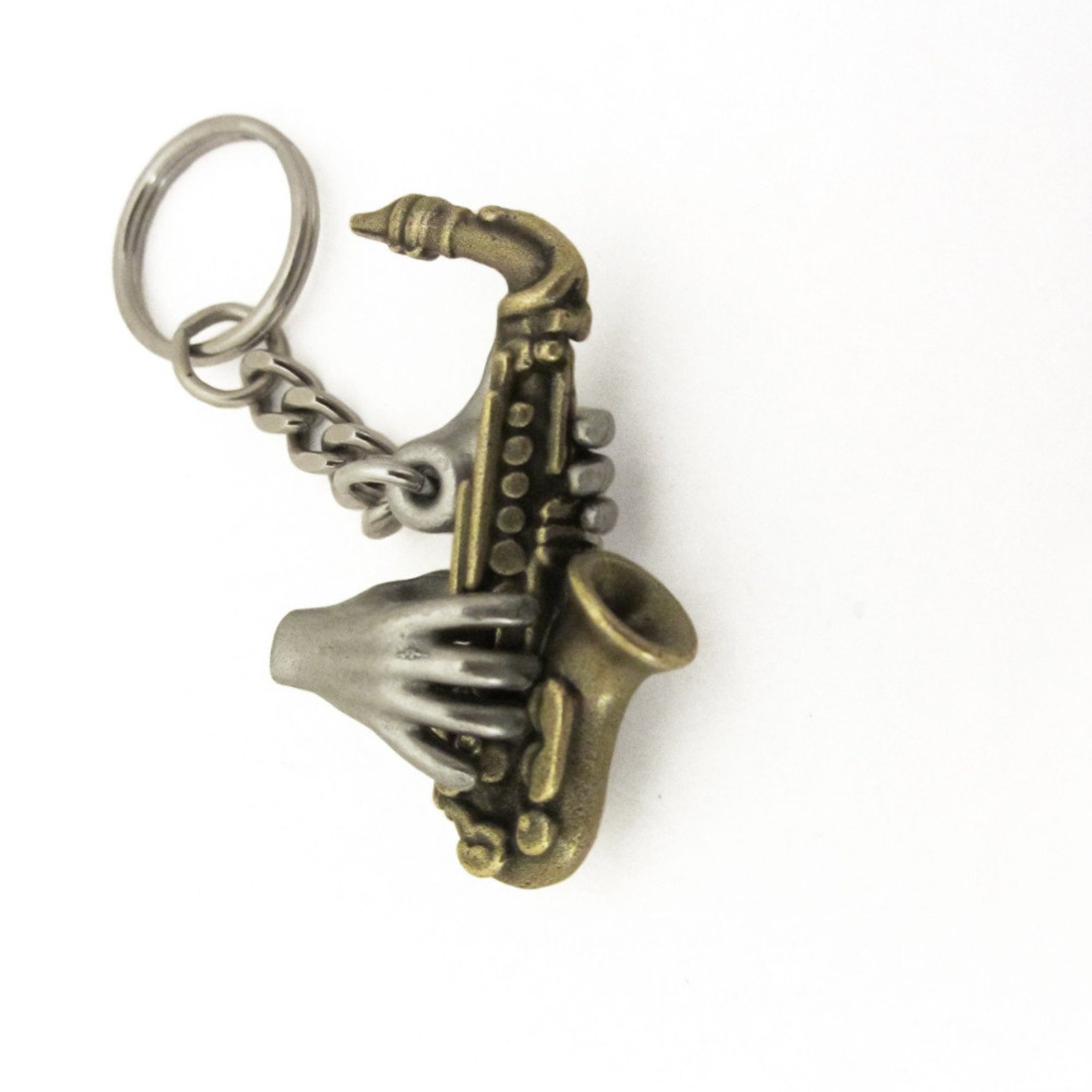 Saxophone Keychain Alto Sax Marching Band Jazz Keychain Etsy