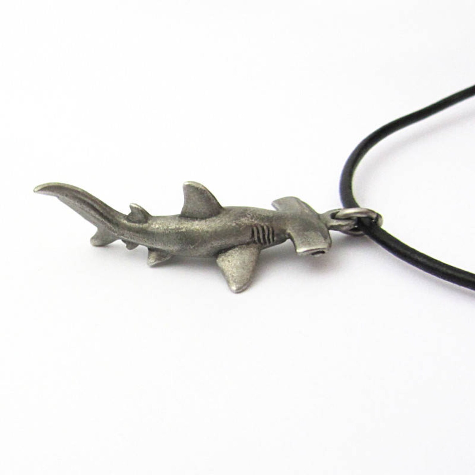Hammerhead Shark Necklace Hammerhead Pendant Scuba Diving Etsy