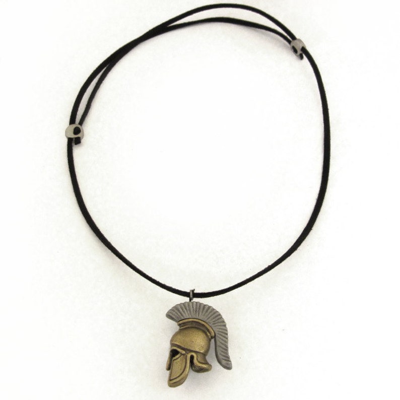 Spartan Ancient Greek Hoplite Warrior Helmet Pendant