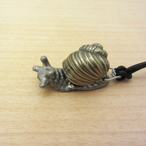 Snail Necklace - Gastropod Anatomy Pendant