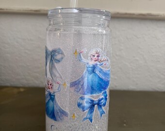 Frozen Elsa Snowglobe Tumbler
