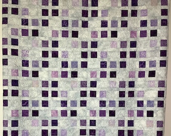 Queen Quilt | Purple Batik | Amethysts