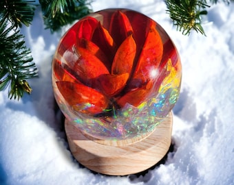 Lotus Flower *battery powered or USB * rotating * customizable color led light