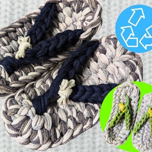 Heiwa Slipper | Large | Knit Up-cycle ZOURI Slippers 2024SS [Large]
