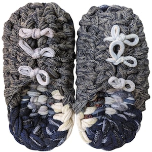 Heiwa Slipper | Medium | Knit up-cycle slippers 2024-M57 [Medium]