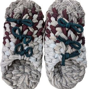 Heiwa Slipper | Medium | Knit up-cycle slippers 2024-M101 [Medium]