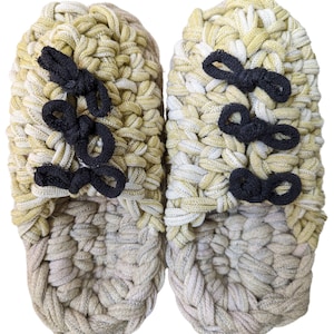 Heiwa Slipper | Medium | Knit up-cycle slippers 2024-M53 [Medium]