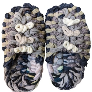 Heiwa Slipper | Medium | Knit up-cycle slippers 2024-M59 [Medium]