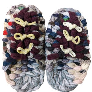 Heiwa Slipper | Medium | Knit up-cycle slippers 2024-M56 [Medium]