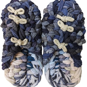 Heiwa Slipper | Medium | Knit up-cycle slippers 2024-M49 [Medium]