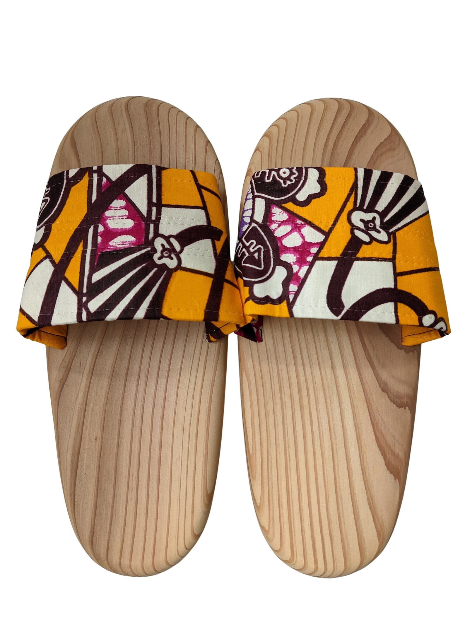 Medium Wooden slippers natural Japanese cedar GOKAICHO 01 Etsy