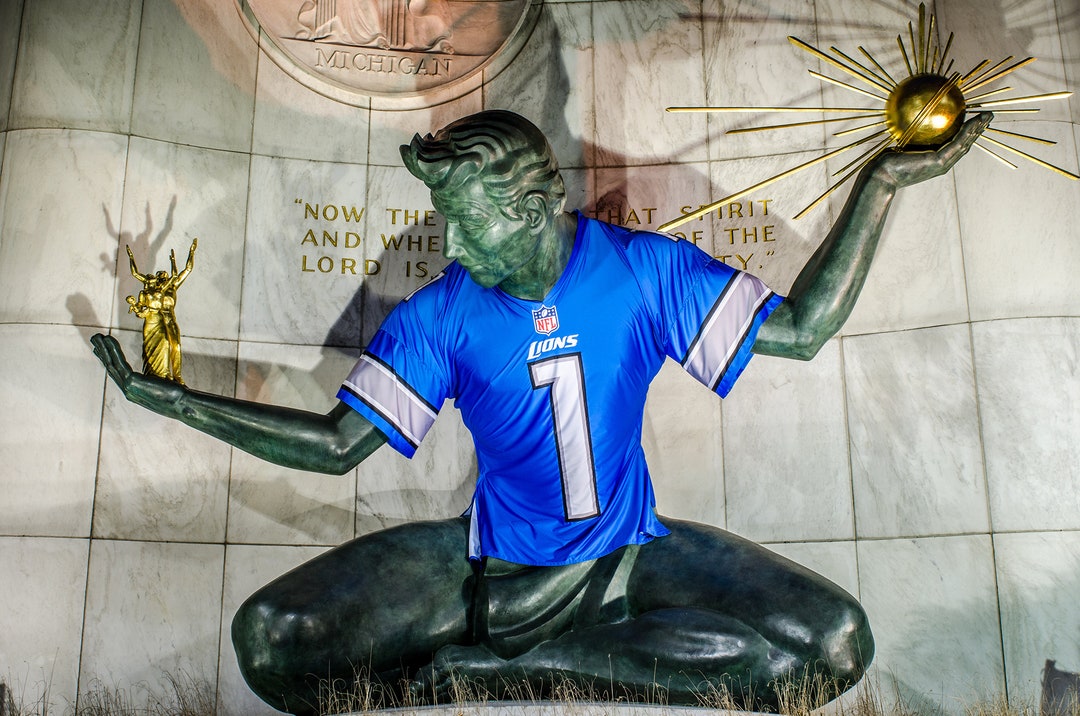 Detroit lions spirit jersey discount