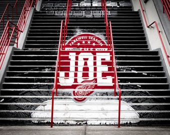 Joe Louis Arena stairs  in Detroit