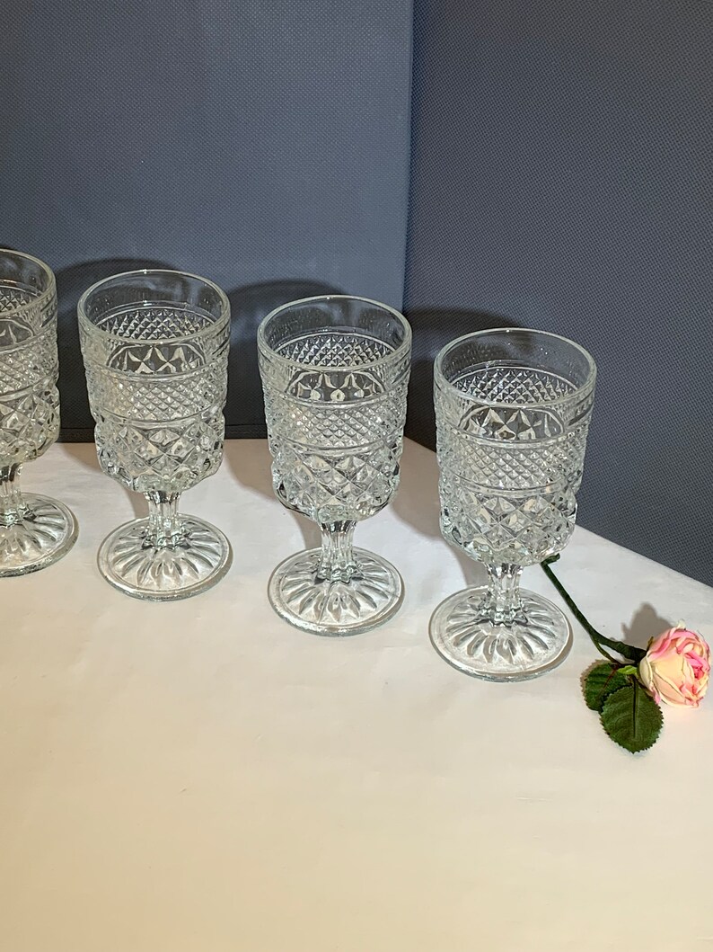 Large Wexford Drinking Glasses, Crystal Wine / Water Glasses, Wexford