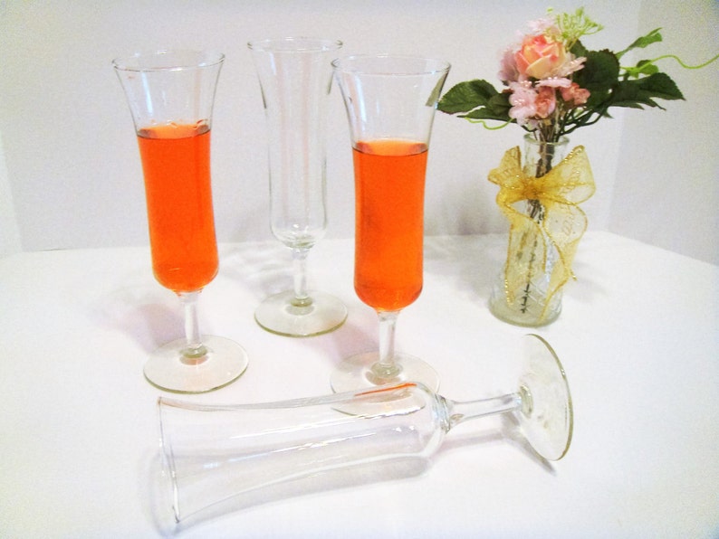 vintage wedding toasting glasses