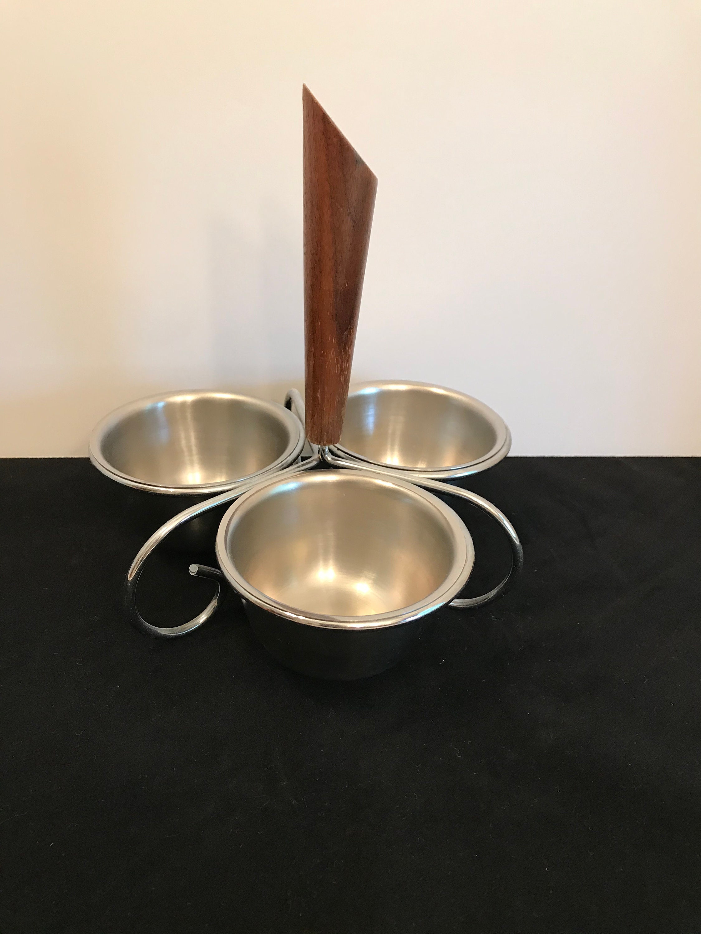 Sauce Holder for Condiments Stainless Steel and Wooden Etsy