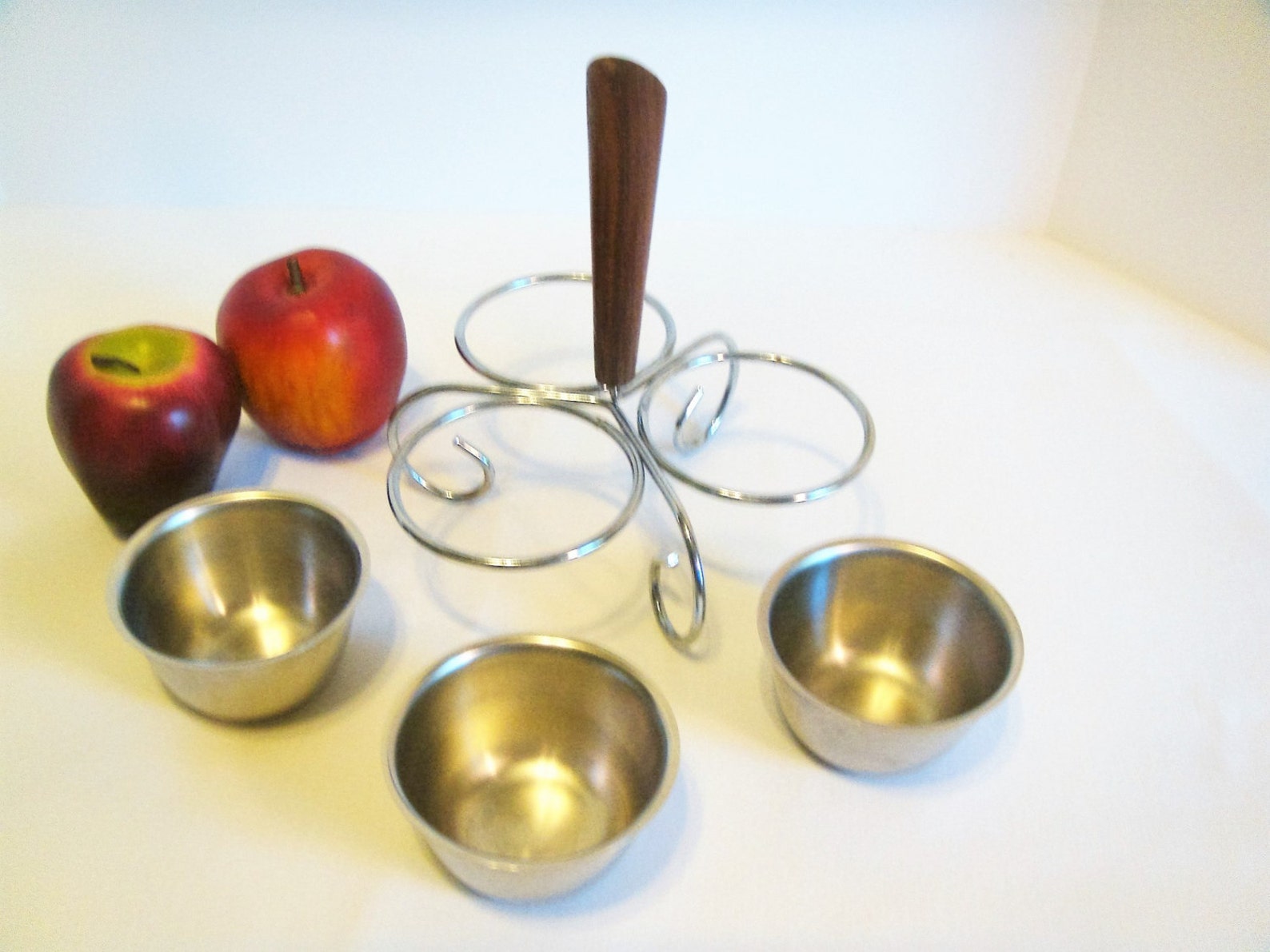 Sauce Holder for Condiments Stainless Steel and Wooden Etsy