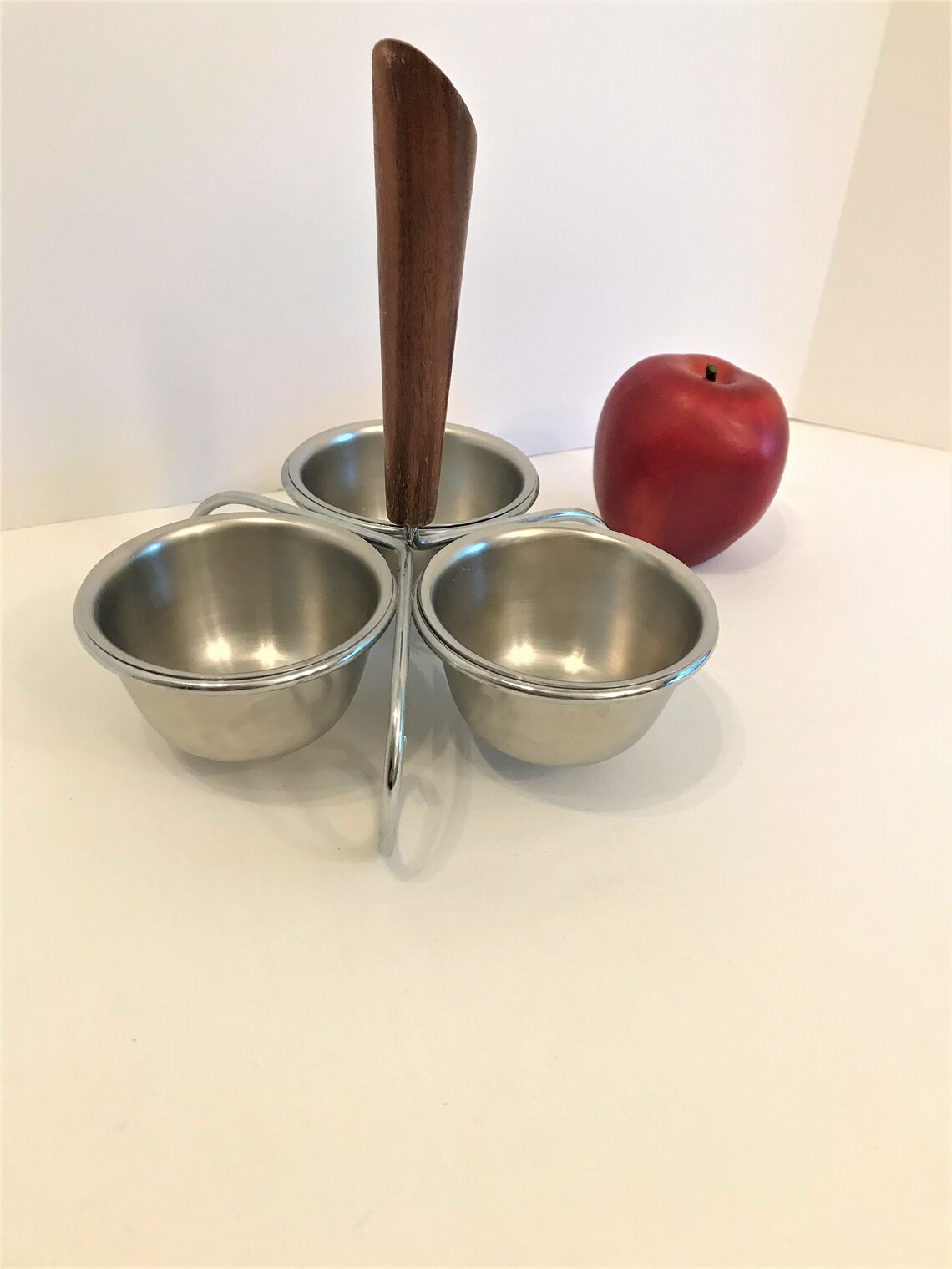 Sauce Holder for Condiments Stainless Steel and Wooden Etsy