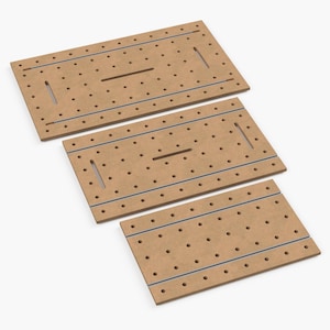 Geperforeerde roosterplaat T-gleufrail Universele tafel Werkbank Geperforeerde plaat Multifunctionele tafel Werktafel MDF Roosterplaat Werkbank CNC