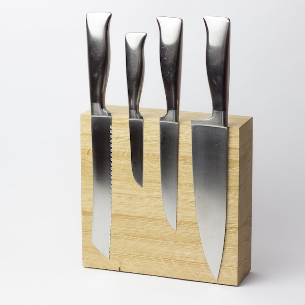 Knife Block Without Knives Etsy