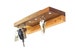 Key board magnet wood | Key bar walnut with shelf | Key board magnetic incl. screws + dowels | SCHUBICA MAG 206 
