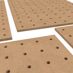 Geperforeerde plaat MDF op maat CNC werkbank Geperforeerde rasterplaat Multifunctionele tafel Werktafel Rasterplaat Klemplaat Universele tafel Werkbank