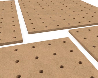 Perforated plate MDF made to measure CNC workbench Perforated grid plate Multifunctional table Work table Grid plate Clamping plate Universal table Workbench
