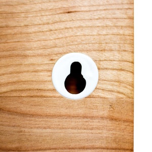 Clavier noyer Porte-clés en bois avec étagère 5 porte-clés Feuille magnétique 2 aimants SCHUBICA Couleurs différentes image 8