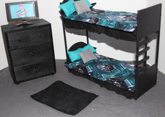 Bunk Beds For Avengers Action Dolls Barbie Monster High Etsy