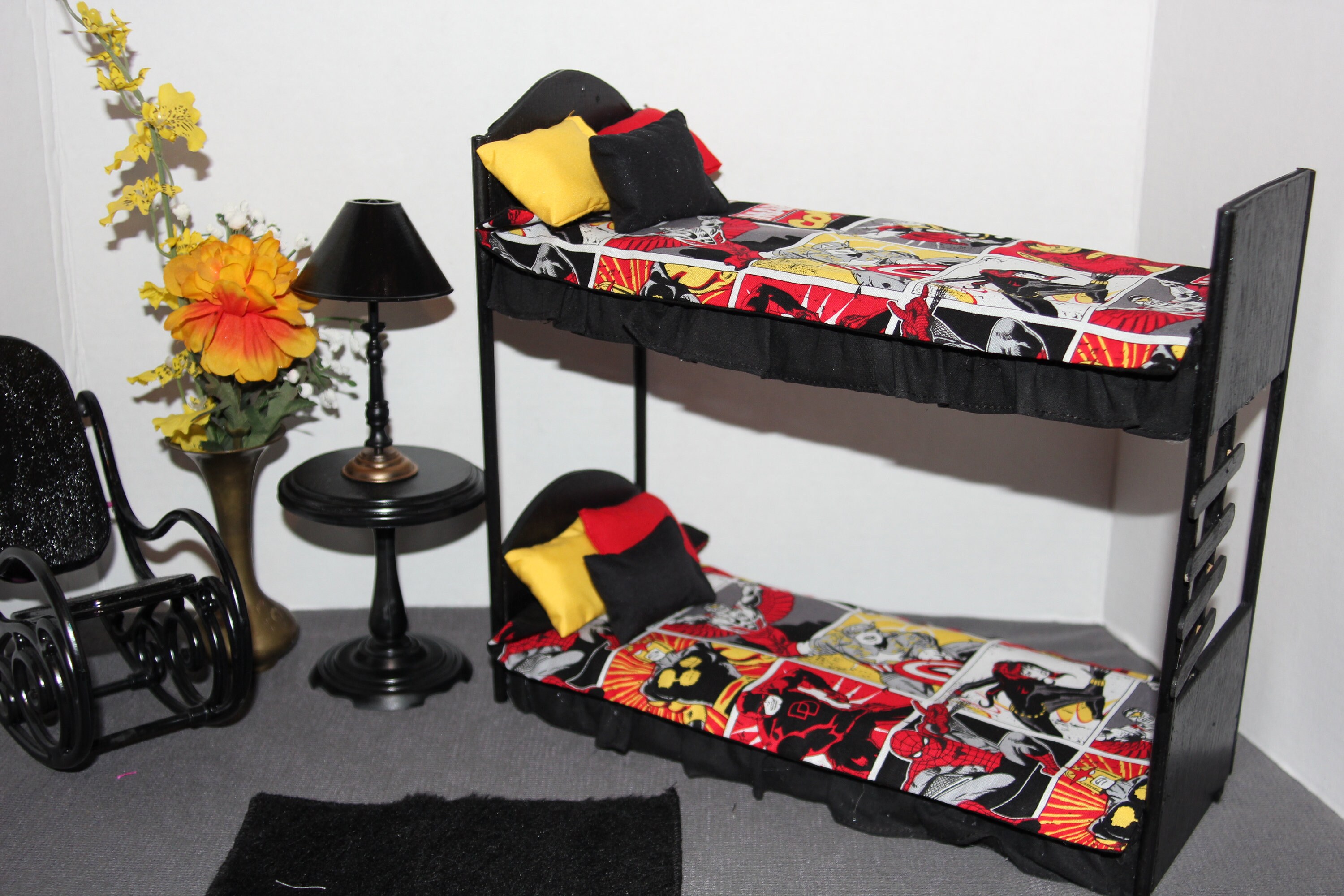 Bunk Beds For Marvel Action Dolls Barbie Monster High 50