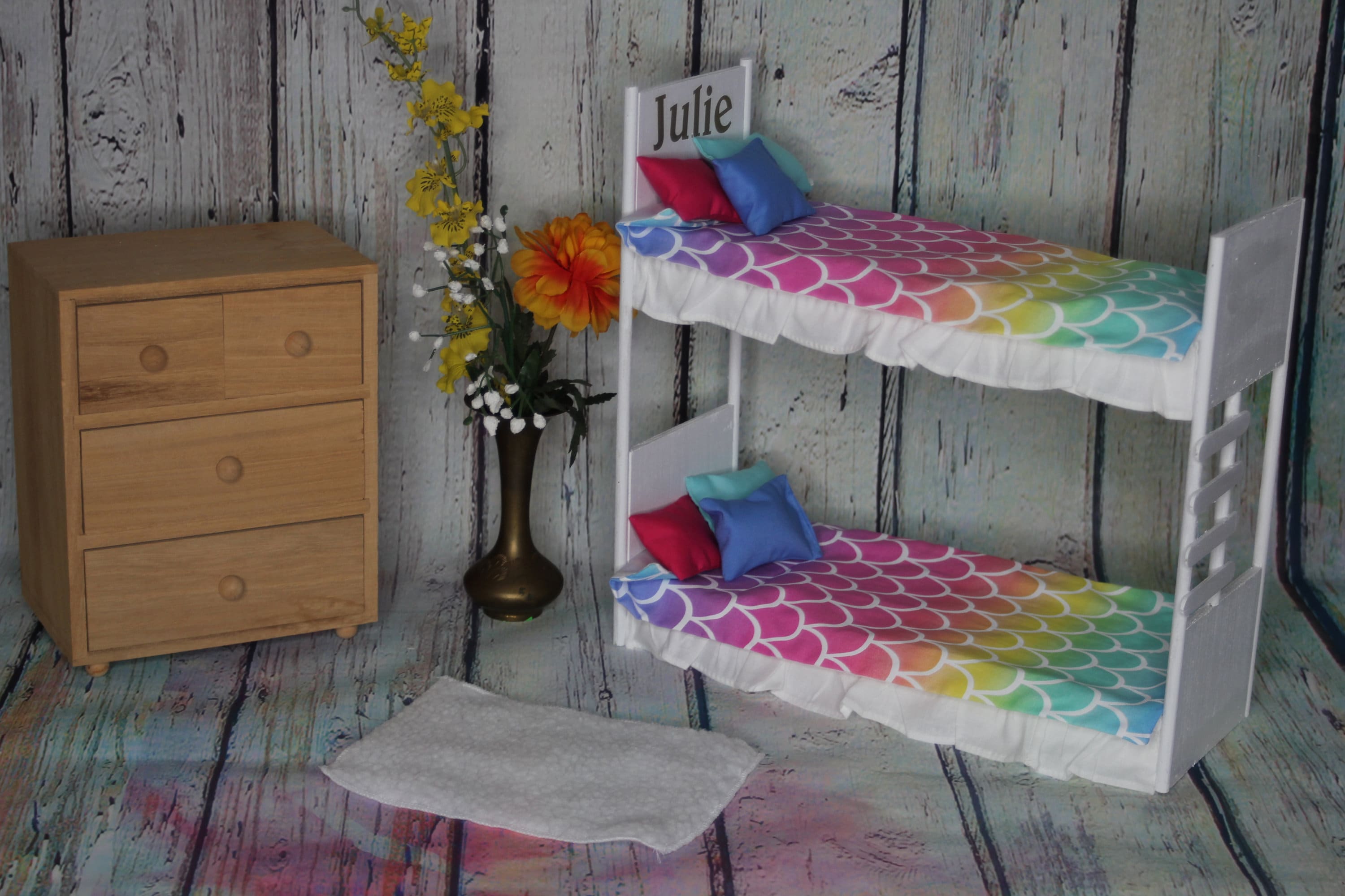 Handcrafted Bunk Beds Barbie/ 16 scale dolls/ action Dolls Etsy