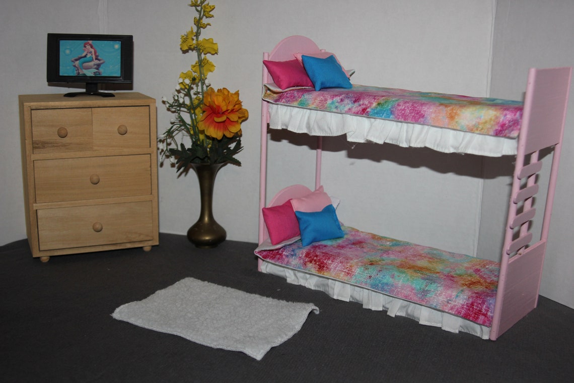 Handcrafted Bunk Beds Barbie/ 1:6 Scale Dolls/ Action Dolls - Etsy