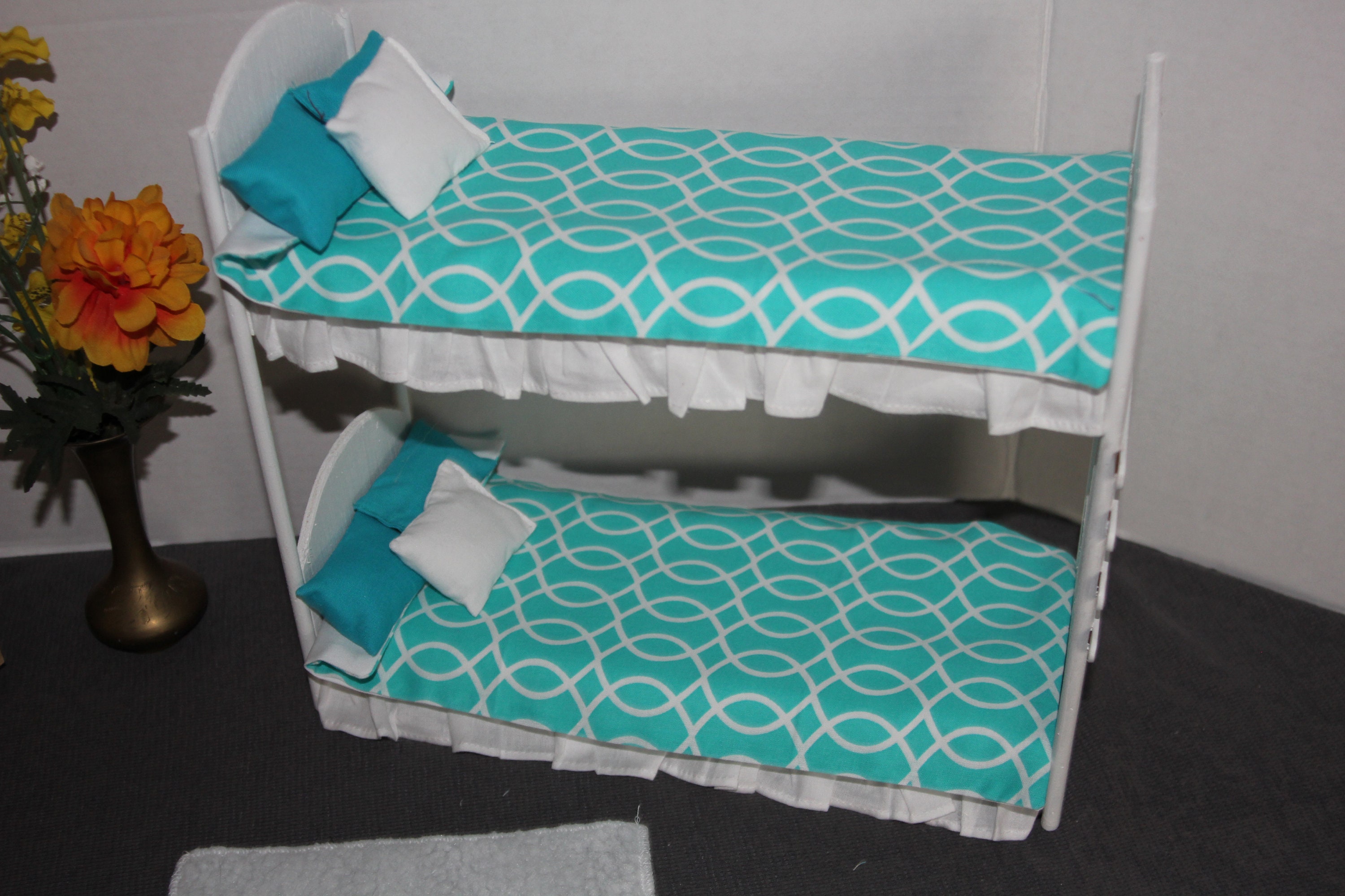 Sheet set for Bunk Beds Barbie/ 16 scale dolls/ action Dolls Etsy