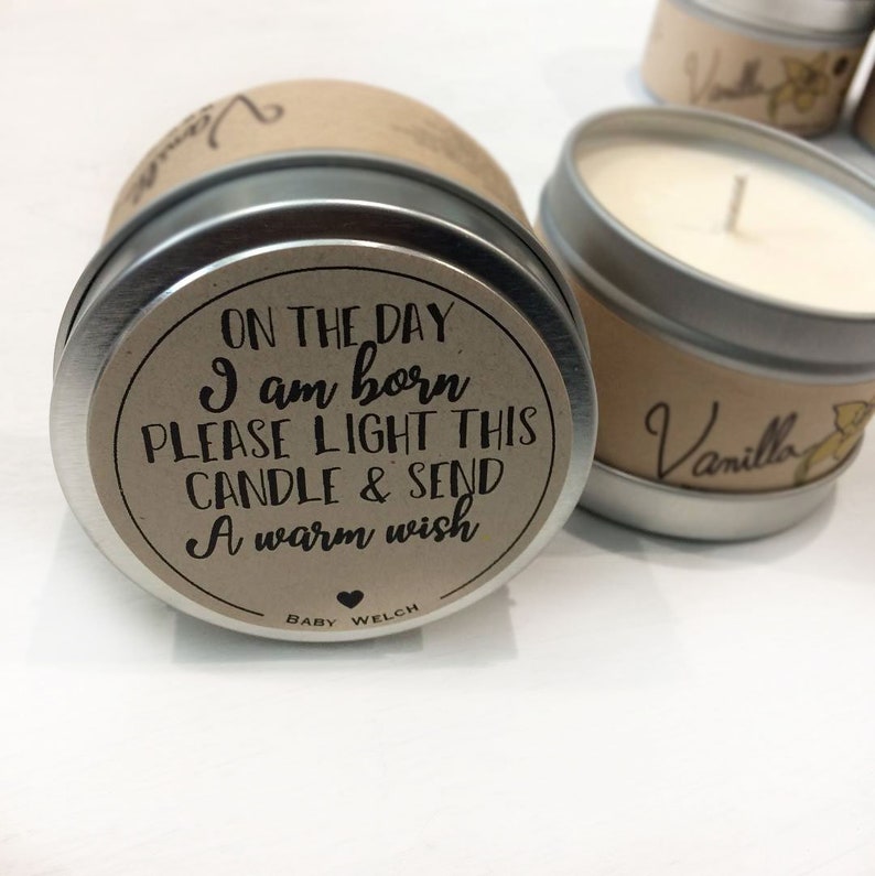 Candle Baby Shower Favor Guest Gifts For Baby Shower On The Etsy