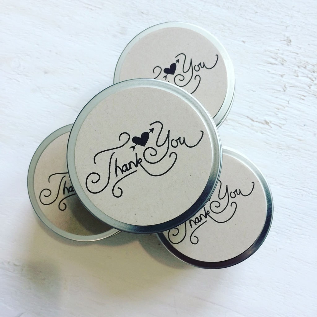 Candle Thank You Gifts For Guests 12 Favors For Bridal Shower