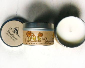 sandalwood gift scented candle / sandal wood soy candle gifts / natural sandalwood  boho candle gift sandalwood scented soy candle