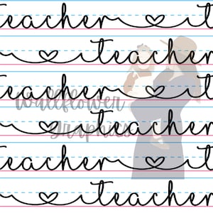 Notebook Paper-Teacher