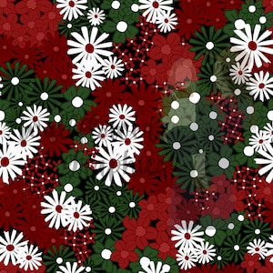 Field of Flowers-Christmas