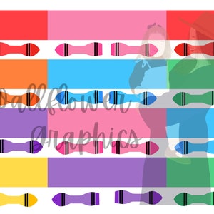 12-1 Bunny Ear Scrunchie Yard File (12 Bunny Ear Scrunchies 5x20)-Crayons