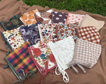 Fall Pixie Bonnet PREORDER-Organic Cotton Spandex Newborn-5T Pixie Bonnet (June 8th-June 15th)