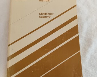 1982 Service Manual Challenger / Sapporo