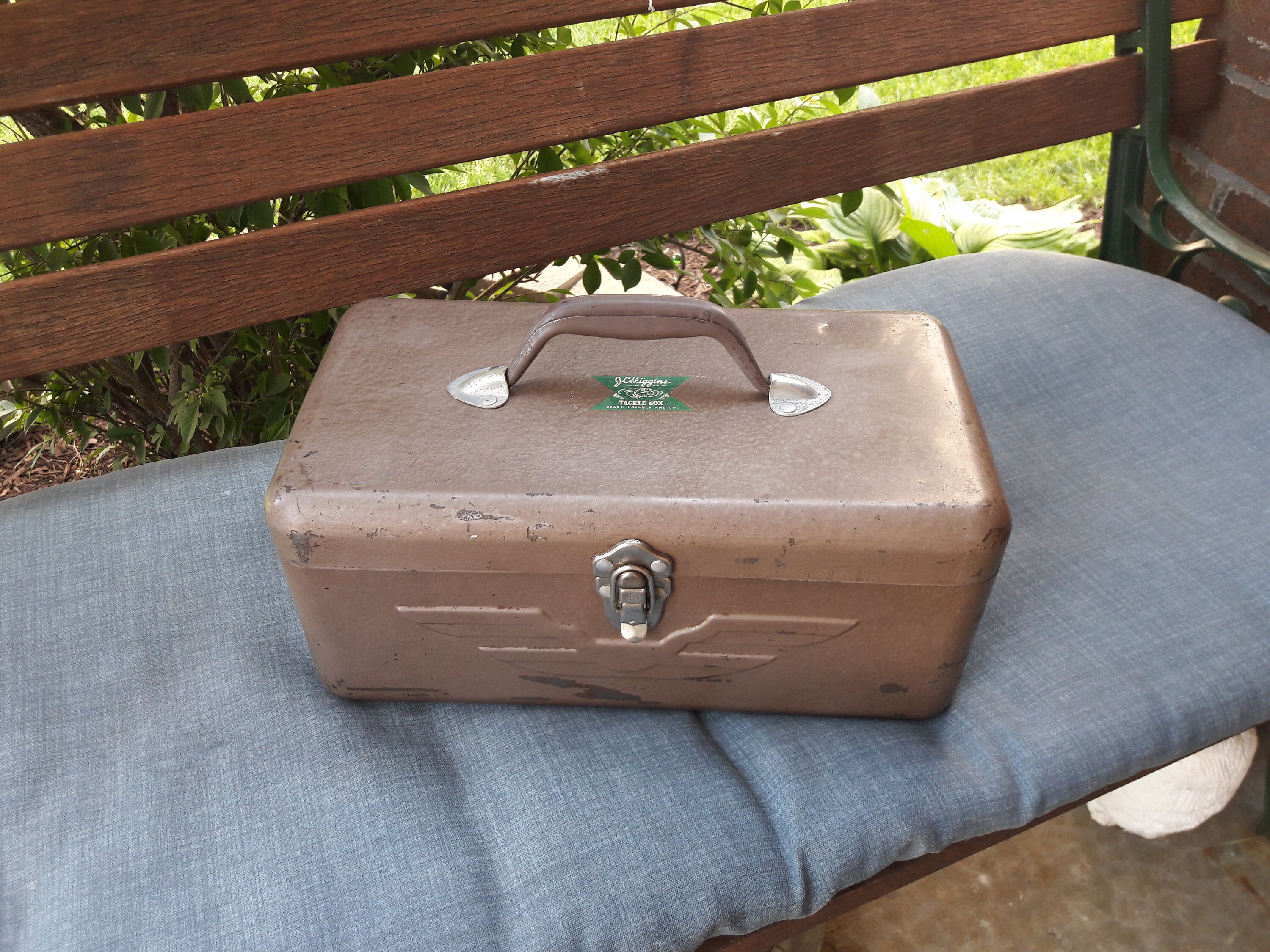 Vintage 1950's JC Higgins Tackle Box by Sears and Roebuck