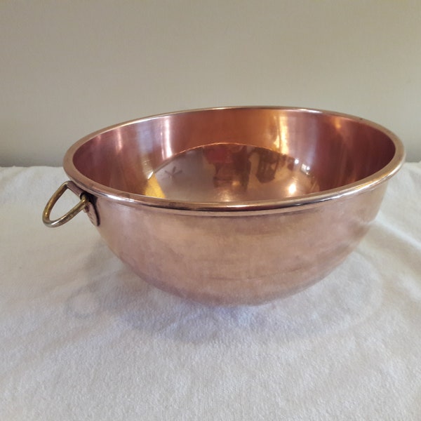 Copper Mixing Bowls Etsy