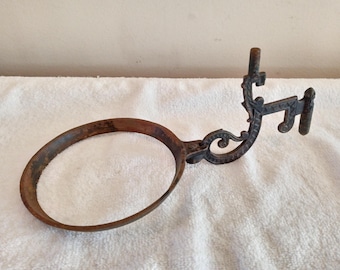 Vintage Victorian Style Oil Lamp Wall Mount Bracket Holder