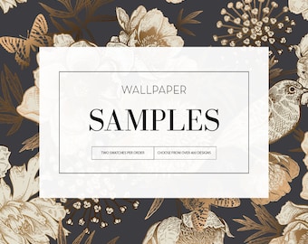Wallpaper Samples | Removable Wallpaper Sample | Peel & Stick Fabric Sample